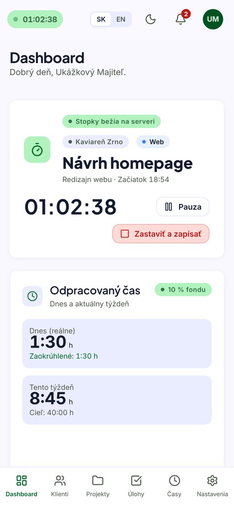 DashWork on mobile