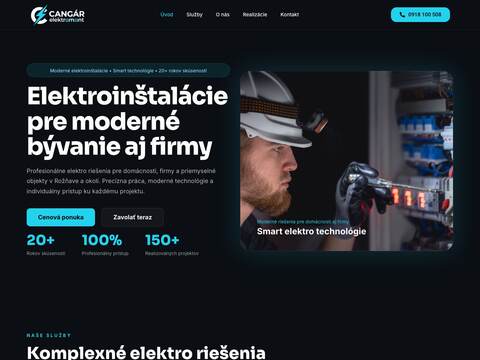 Firemný web — cangi.sk