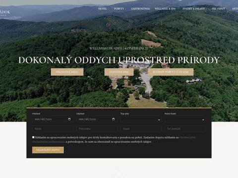 Firemný web — hotelhradok.sk