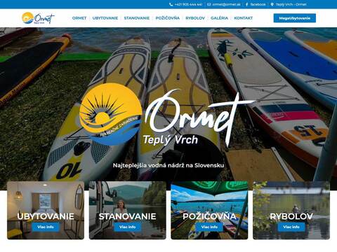 Firemný web — ormet.sk