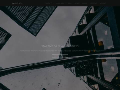 Firemný web — papalash.sk