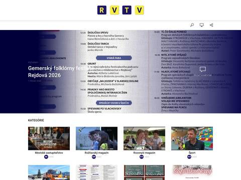 TV portál · Video — rvtv.sk