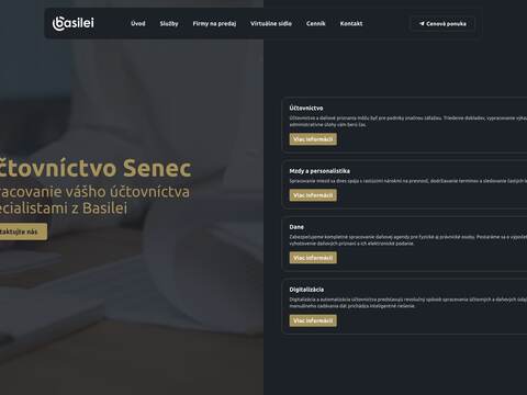 Firemný web — uctovnictvo-senec.sk